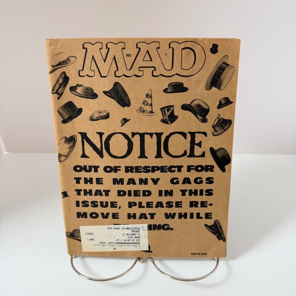 MAD‎ Magazine No 317 March 1993 Alfred E Neuman Rollerblades Melrose Place Humor
